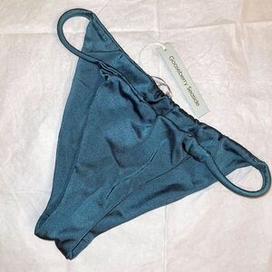 BNWT - Gooseberry - (Size XS) Seaside So Chic Blue Lagoon Women's Bikini Bottoms